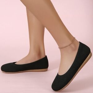 Elegant Black Women's Flats